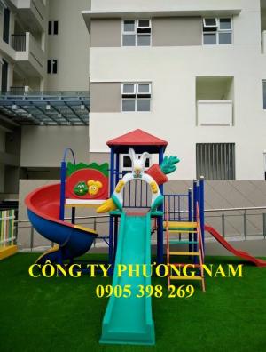 Bán cầu trượt composite cho trường mầm non