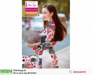 Vải áo dài in đẹp MTV4466G