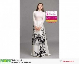 Vải áo dài in đẹp MTV4466G