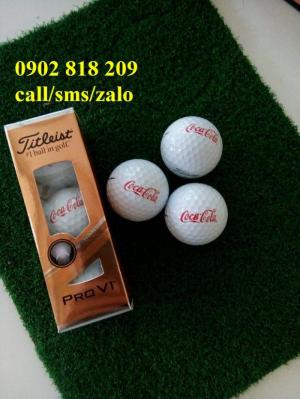 Bóng golf titleist pro v1 in logo làm quà tặng