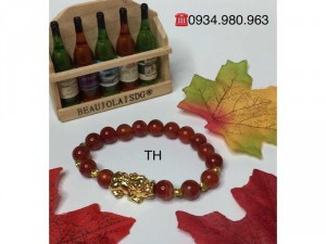Vòng tay đá phong thủy mã não