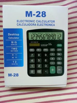 Máy tính cầm tay M-28 | Electronic Calculator M-28