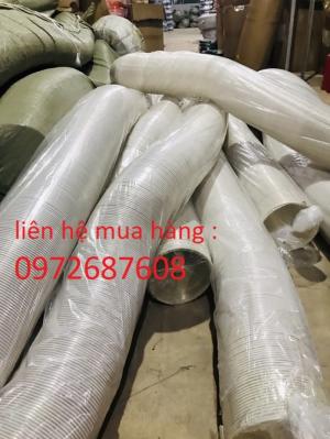 Cung cấp ống gió vải bạt simili, ống hút bụi lõi thép bọc nhựa
