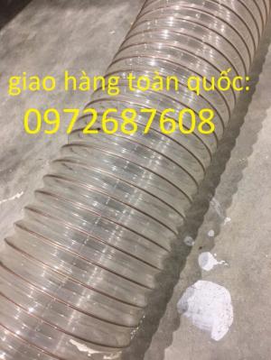 Cung cấp ống gió vải bạt simili, ống hút bụi lõi thép bọc nhựa