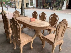 Bàn ghế ăn mẫu hồng hạc