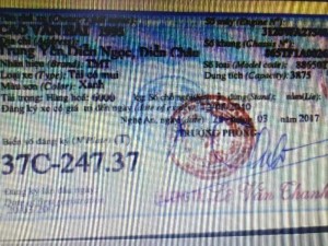 Bán đấu giá xe tải có mui TMT 2015