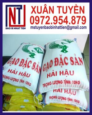 Bao PP dệt đựng gạo 50kg, 25kg, 10kg