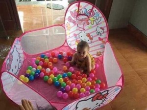 Lều Hươu bóng rổ ( Lều + 100 bóng ) cho bé thỏa sức vui chơi, an toàn thân thiện