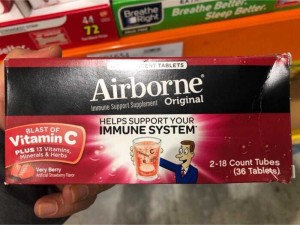 Viên sủi C Airborne Immune Support Vitamin C 1000mg 36 viên