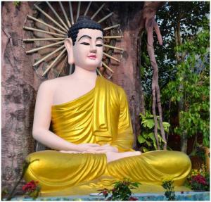 gạch 3d hình phật a di đà