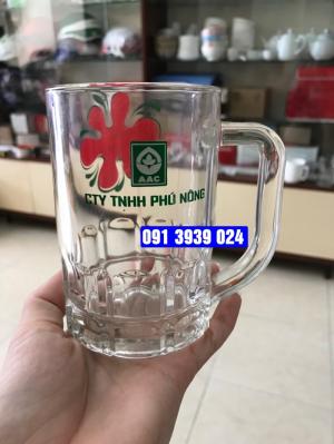 Địa chỉ cung cấp ly thủy tinh in logo, ly thủy tinh giá rẻ