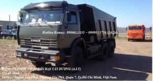 Ben Kamaz 15 tấn | Kamaz 65115 (6x4) Vát & Vuông nhập khẩu 2016 | Bán xe ben Kamaz