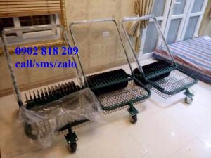 Xe nhặt bóng golf 1 rổ XD01 công suất 600 bóng