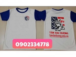 Áo thun đồng phục công ty tư vấn du học