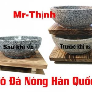 Tô đá nóng, thố đá nóng, bát đá nấu phở cơn trộn Hàn Quốc.