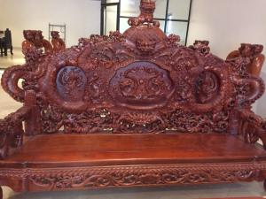 Bộ ghế đỉnh rồng cửu long