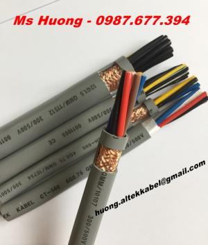 Dây cáp điều khiển có lưới chống nhiễu, dây cáp tín hiệu chống nhiễu