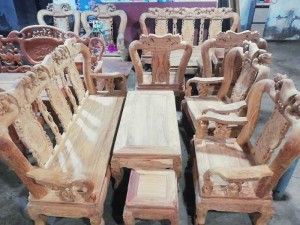 Bộ Bàn ghế Mộc gỗ Hương Vân