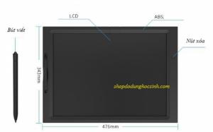 👉THÔNG SỐ KỸ THUẬT- BẢNG VẼ 21 INCH
- Màn hình : LCD có thể chịu được va đập mạnh.
- Kích thước màn hình: 21 inch
- Nguồn điện : Pin CR2430
- Kích thước : 476*343*14.3mm
- Khối lượng : 665g
- Thời gian sử dụng pin: 3 năm
👉Web: shopdodunghocsinh.com