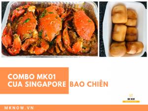 Combo đồ ăn Cua sốt Singapore & bao chiên - MK01