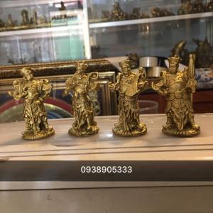 Tượng tứ đại thiên vương thiên tướng cao 8cm
