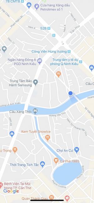 Nhà hai mặt tiền 1 trệt 2 lầu Đinh Tiên Hoàng gần VinCom Hùng Vương Ninh Kiều TP Cần Thơ