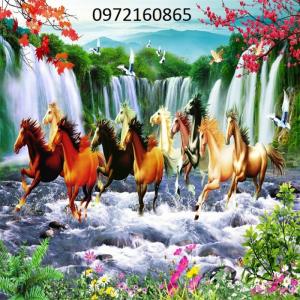 Tranh gạch men mã đáo thành công