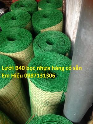 Sản xuẩt và cung cấp Lưới B40 mạ kẽm. B40 bọc nhựa chất lượng tốt