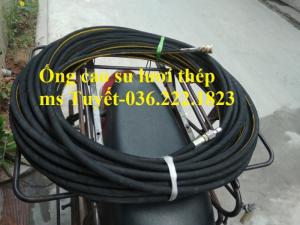 Ống cao su mành thép: 1 lớp , 2 lớp , 4 lớp lưới thép hàng có sẵn tại Hà Nội