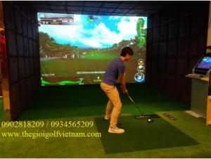 Thiết kế thi công phòng tập golf  3D