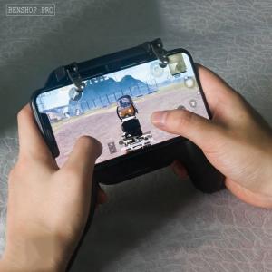 Tay cầm chơi game PUBG cao cấp tích hợp quạt tản nhiệt và sạc dự phòng cho điện thoại SR2 (4000mAh)