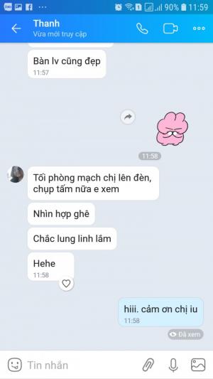 Quầy lễ tân và bàn làm việc của chị Thanh - Thủ đức đã bàn giao thành công