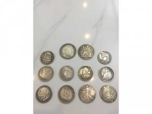 đồng su bạc cổ xưa 1926-1452-1519