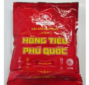 Muối Hồng Tiêu (Muối Dưỡng Sinh) Phú Quốc Loại Gói 1kg ( 320k/kg)