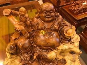 Tượng Phật Di Lặc Gỗ Nu Hương Quý Hiếm