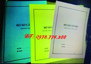 Bán bộ bìa màu kẹp hồ sơ