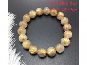 Vòng tay thạch anh tóc vàng 0123