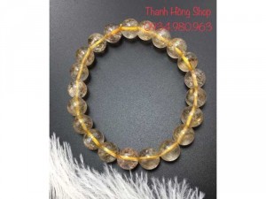 Vòng tay đá thạch anh tóc vàng 0134