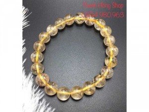 Vòng tay đá thạch anh tóc vàng 0134