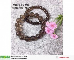 Vòng tay thach anh khói