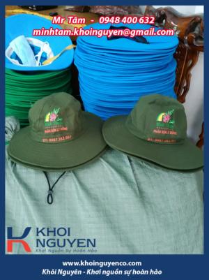Xưởng may nón giá rẻ Khôi Nguyên, xuong non gia re, xưởng may thêu in nón học sinh