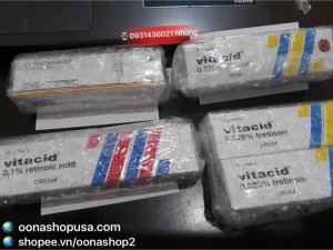 Kem Tretinoin 0.025% Retin A 0.025% Vitacid 0.025%
