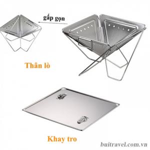 Bếp nướng BBQ dã ngoại gấp gọn Campinmoon