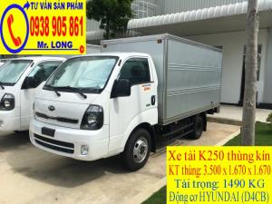 Xe tải Frontier KIA K250 tải trọng 1 tấn 4 hỗ trợ trả góp tại Đà Nẵng