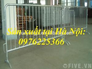 Sản xuất hàng rào ngăn cách ,hàng rào di động tại hà nội