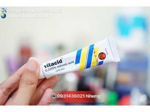 Kem Vitacid 0.025% Tretinoin 0.025% Retin A 0.025%