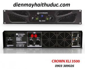 Cục đẩy Crown XLi -3500 ghép tốt với 4 đôi loa bass 30 và xử lý loa âm thanh rất