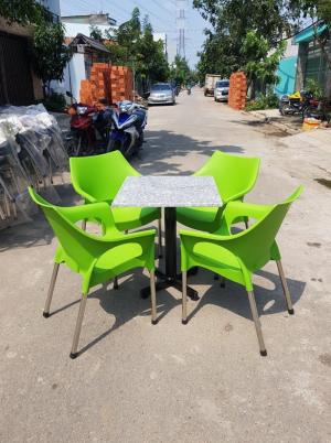 Ghế nhựa inox giá rẻ