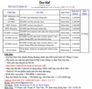 Thiết Kế Thi Công Tủ Áo Đẹp Hiện Đại Tại TPHCM, Bình Dương, Biên Hòa