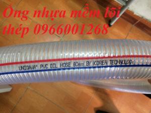 Ống nhựa mềm lõi thép phi 90 ,phi 100,phi 110 hút dầu hóa chất chịu nhiệt